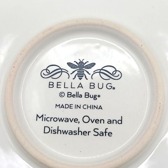 Bella Bug Ceramic Apple Pie Decorated Pie Plate - Picture 5 of 7